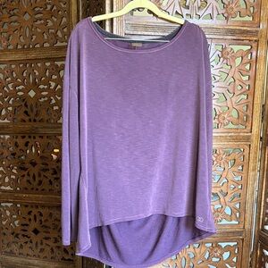 CALIA by Carrie Underwood Long Sleeve Purple Top